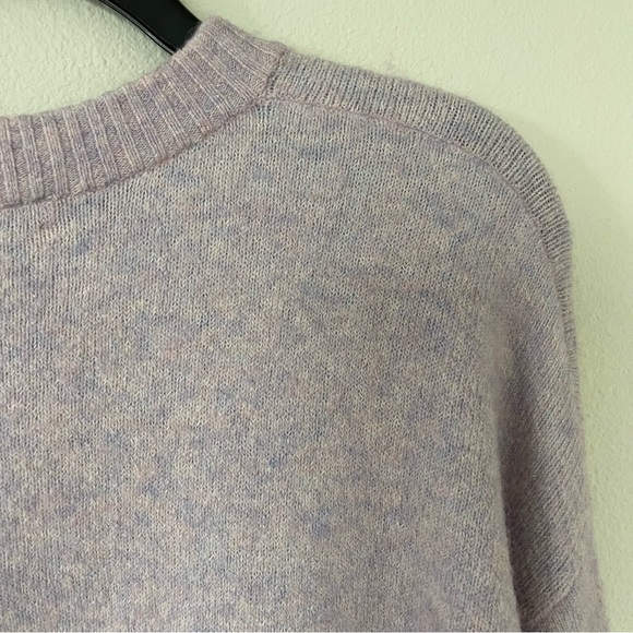 Madewell Alpaca Wool Payton Sweater (Lilac Heather) - Picture 8 of 11